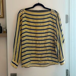 Vintage Silk Boatneck Top